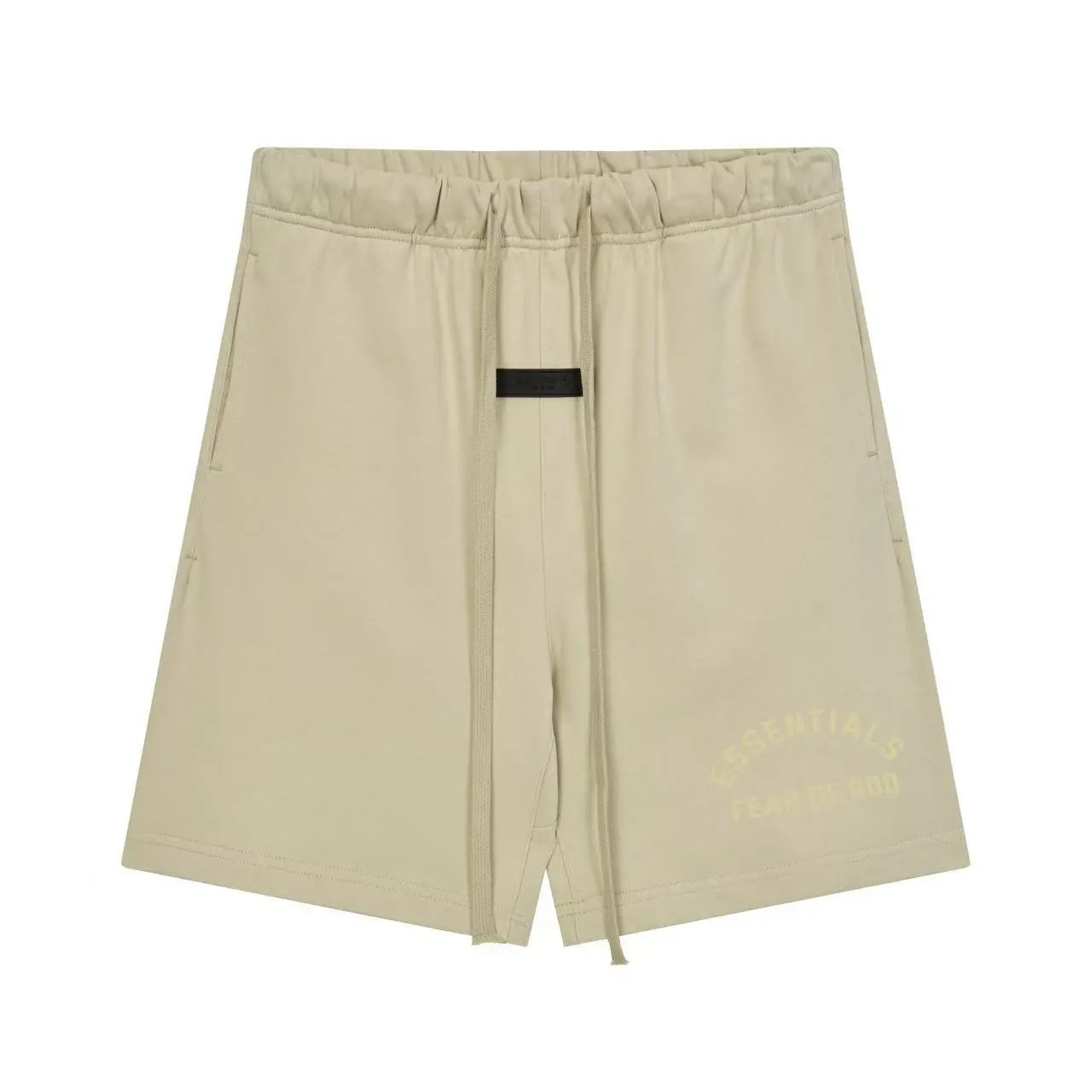Fear of God Essentials Logo Print Heather Gray Shorts - 15