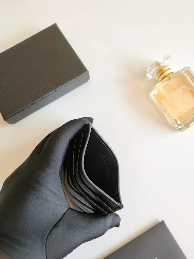 Saint Laurent Wallets & Card Holders Quilted Monogram Holder product detail image 22