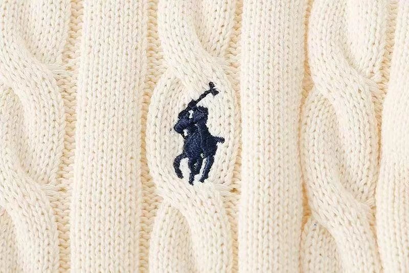 Polo Ralph Lauren Cable Knit Half-Zip Sweater Yellow - 8