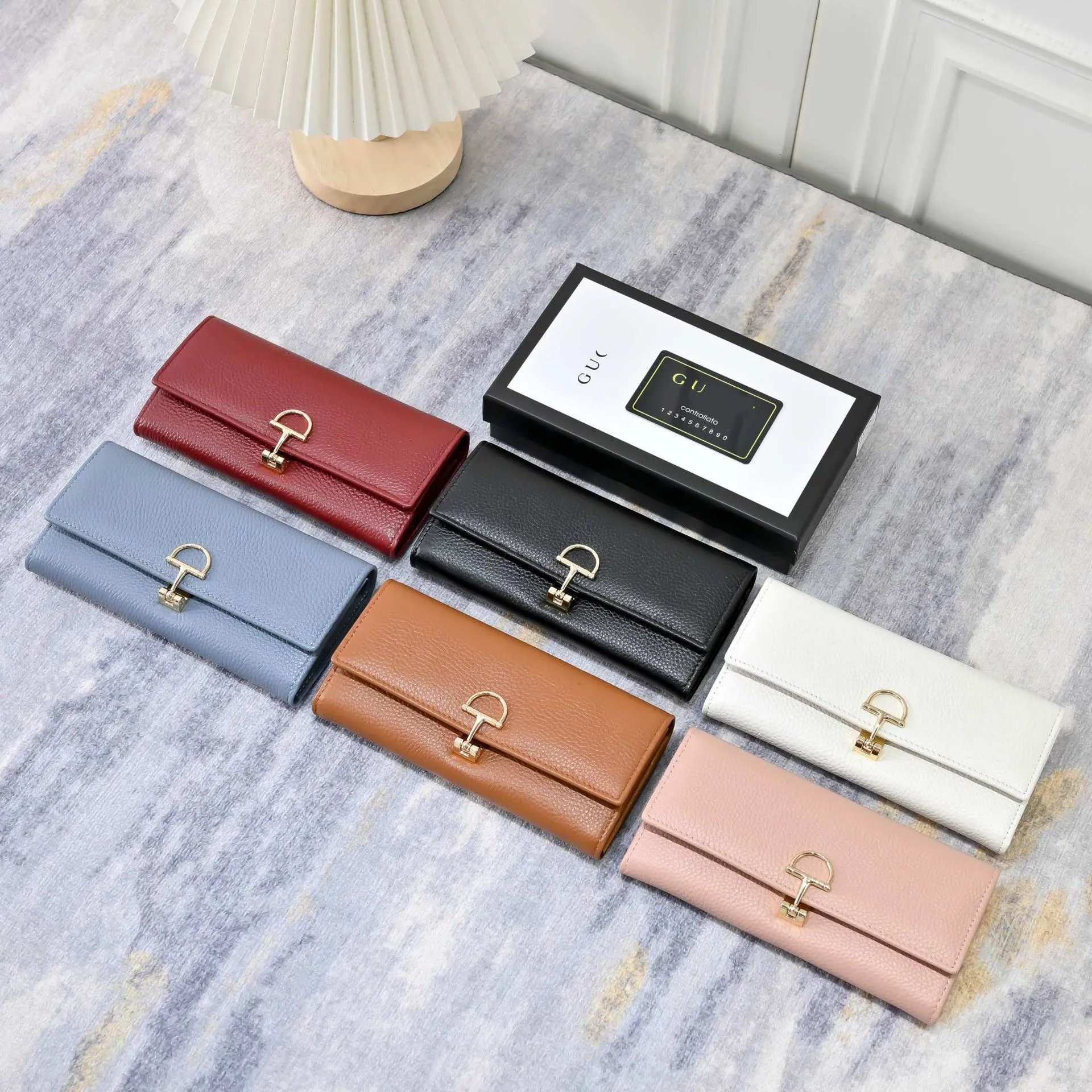 Gucci Horsebit Clutch Red Leather Long Wallet - 3