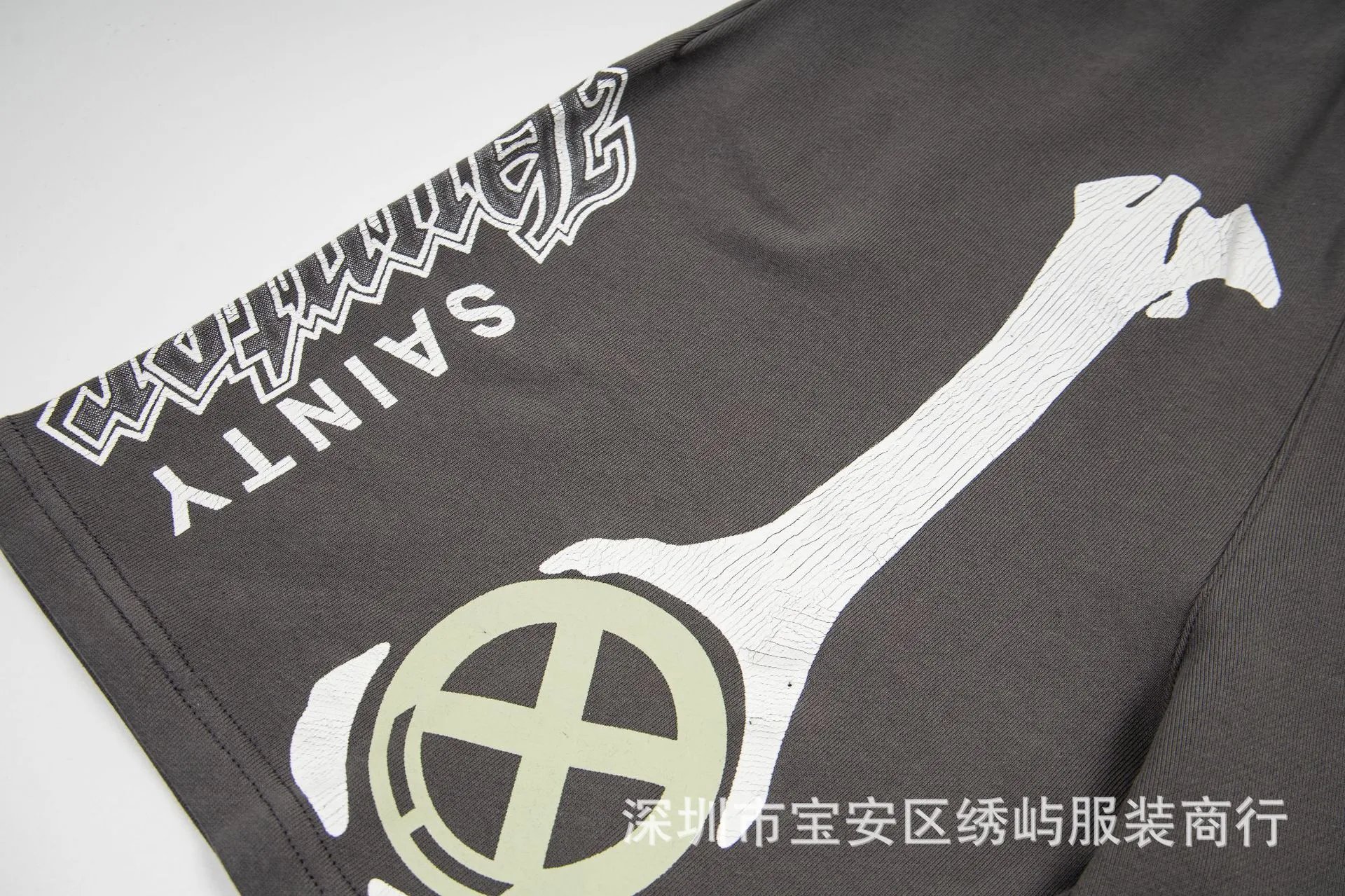 Saint Tears Bone Hunter Shorts Gray - 11