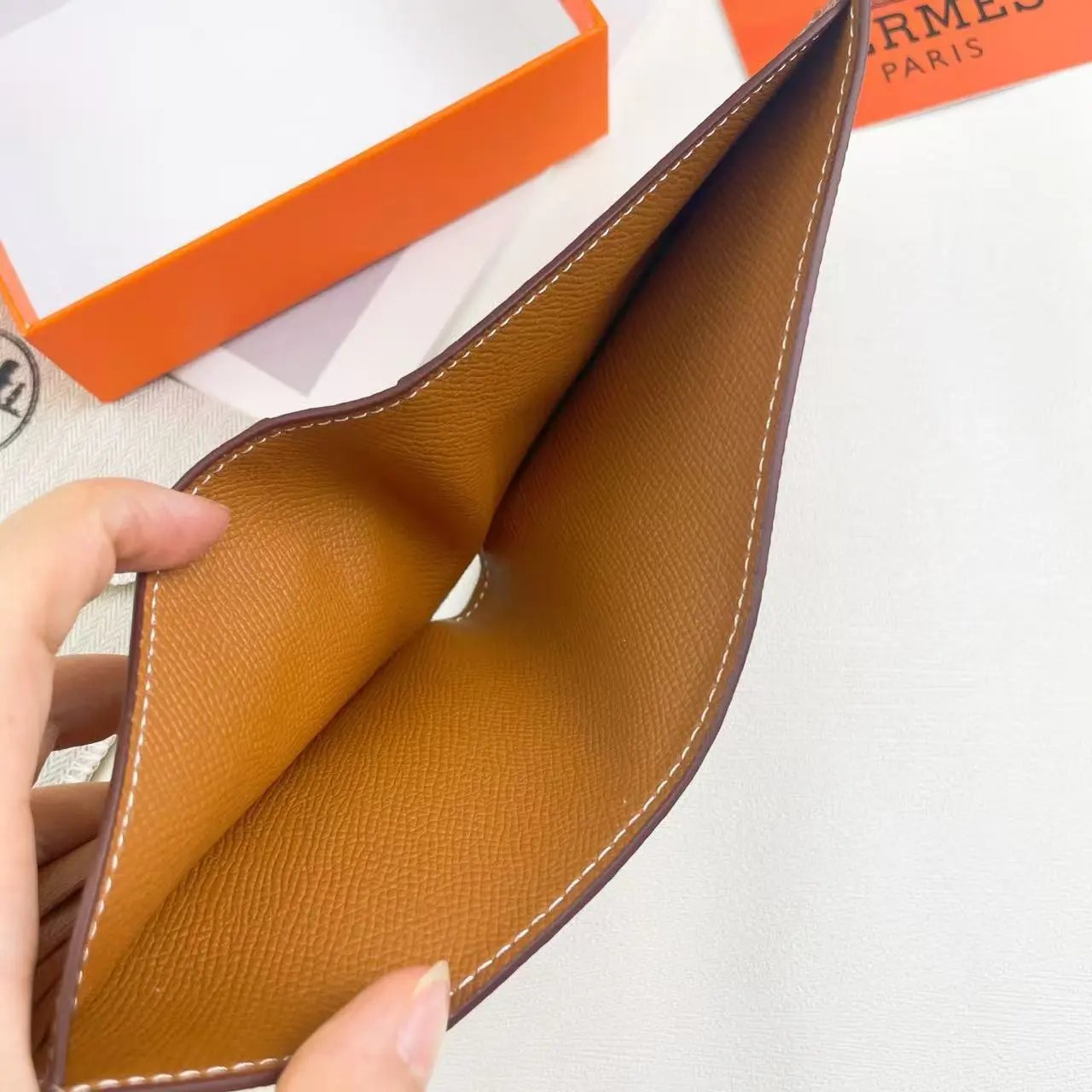 Hermès Bearn Wallet Vert Fonce Epsom Leather Short Wallet - 13