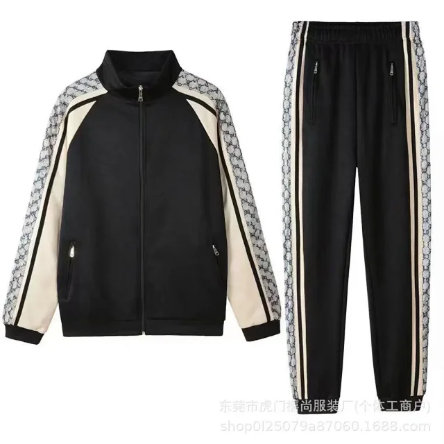 Gucci Tracksuits GG monogram zip track jacket and joggers set product detail image 10