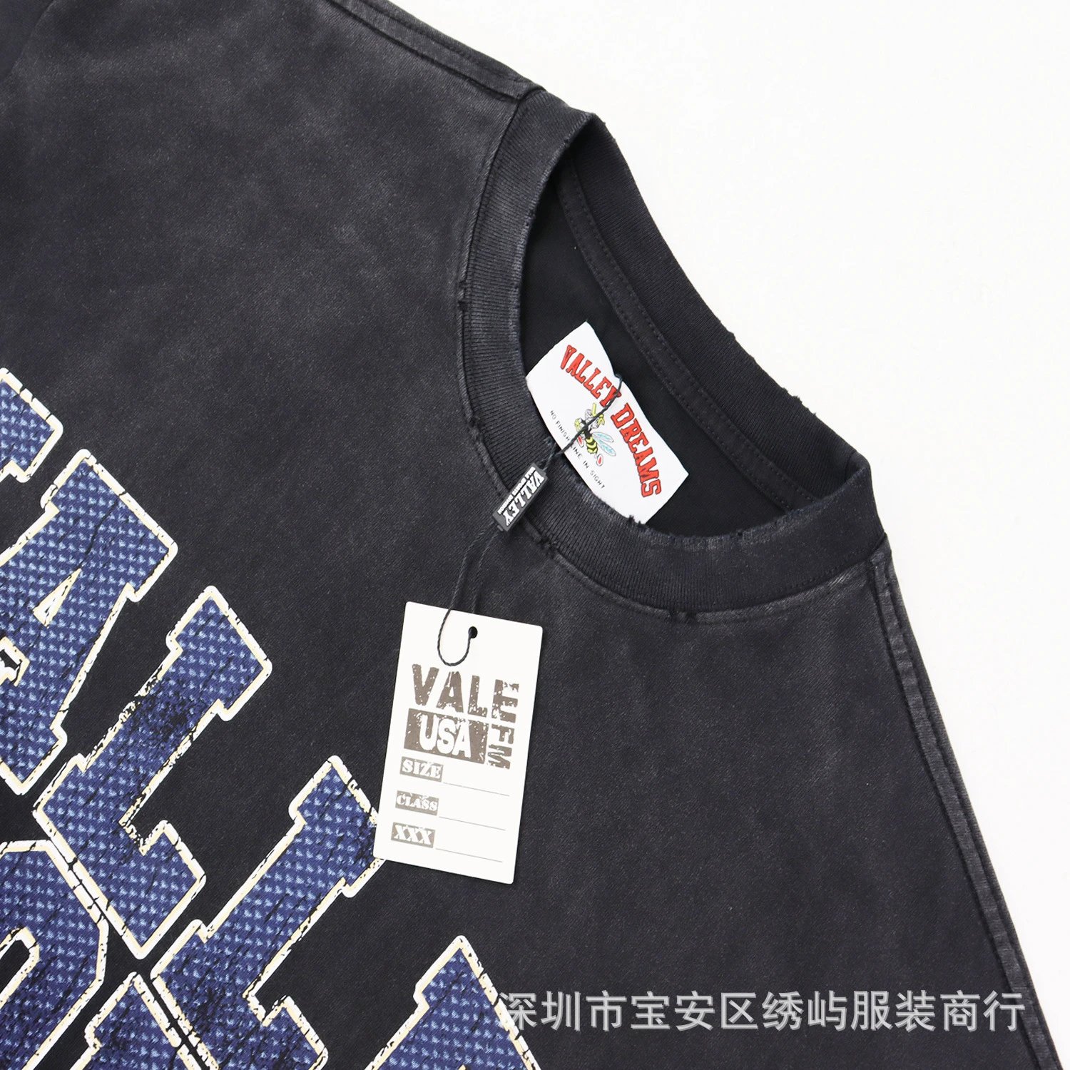 Design Valley Dreams Valley Sports Washed Blue T-Shirt T-Shirts - 7