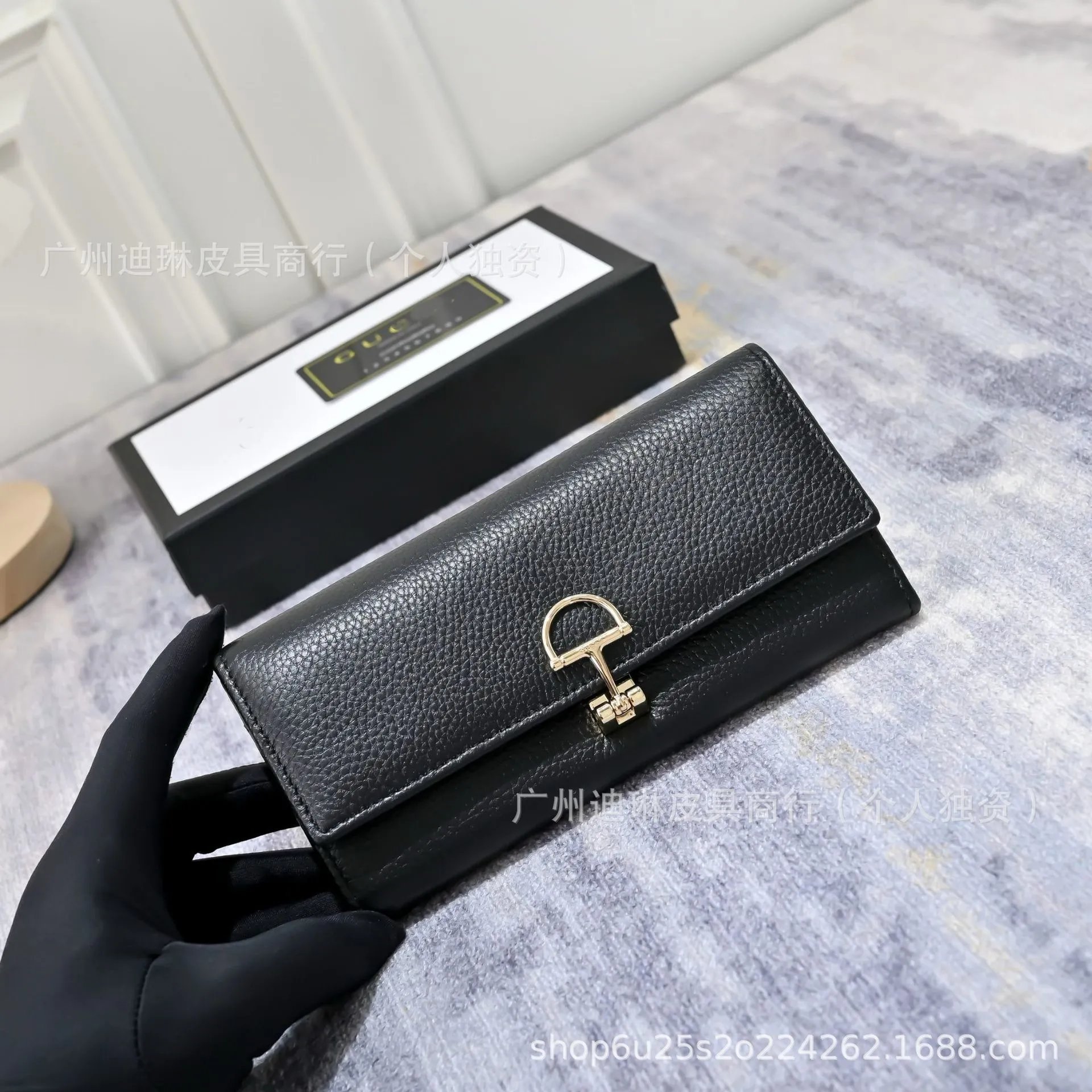 Gucci Horsebit Clutch Red Leather Long Wallet - 14