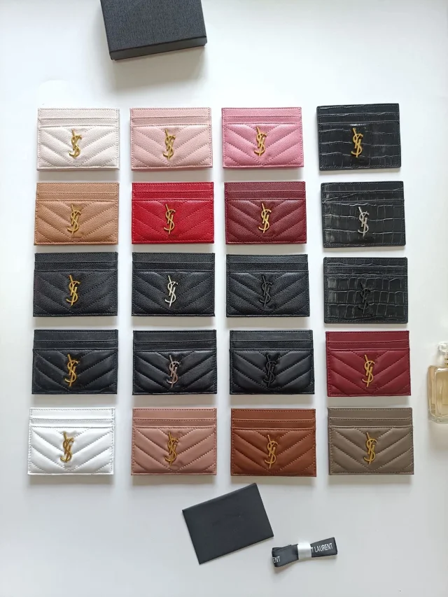 Saint Laurent Wallets & Card Holders Quilted Monogram Holder product detail image 1