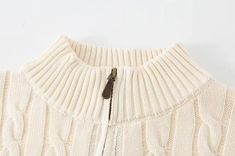 Polo Ralph Lauren Cable Knit Half-Zip Sweater Yellow - 3