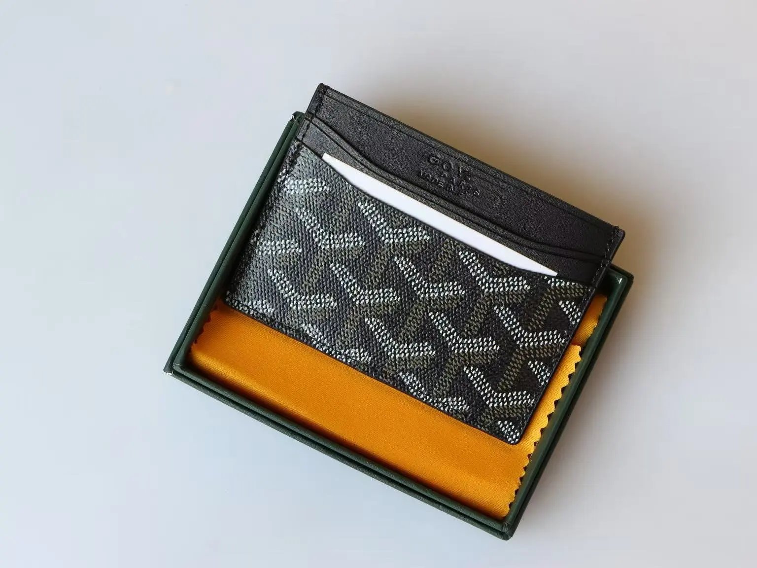 Goyard Saint Sulpice Card Holder Blue Multicolor - 4