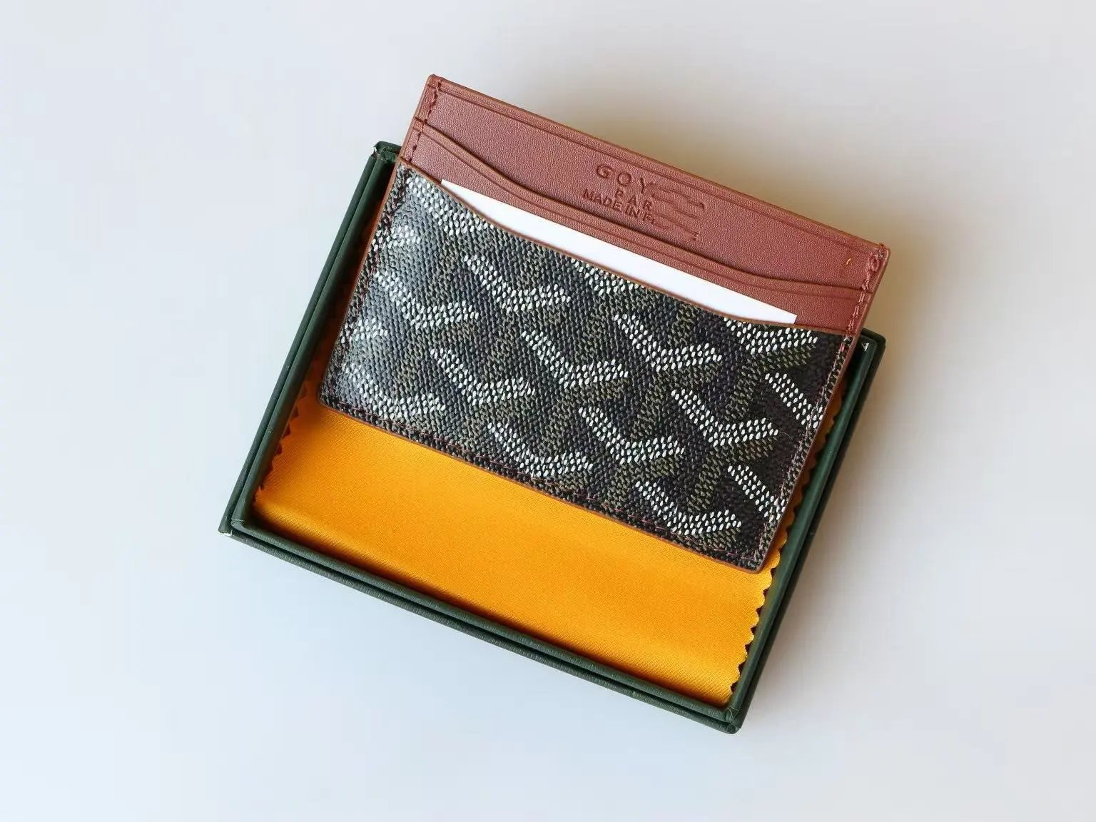 Goyard Saint Sulpice Card Holder Blue Multicolor - 13