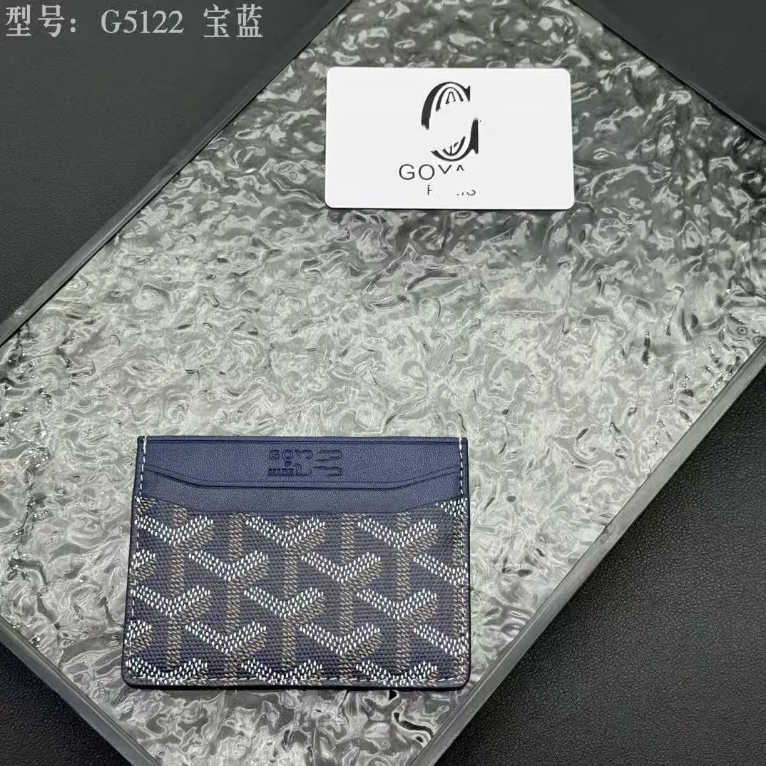 Goyard Saint Sulpice Card Holder Blue Multicolor - 11