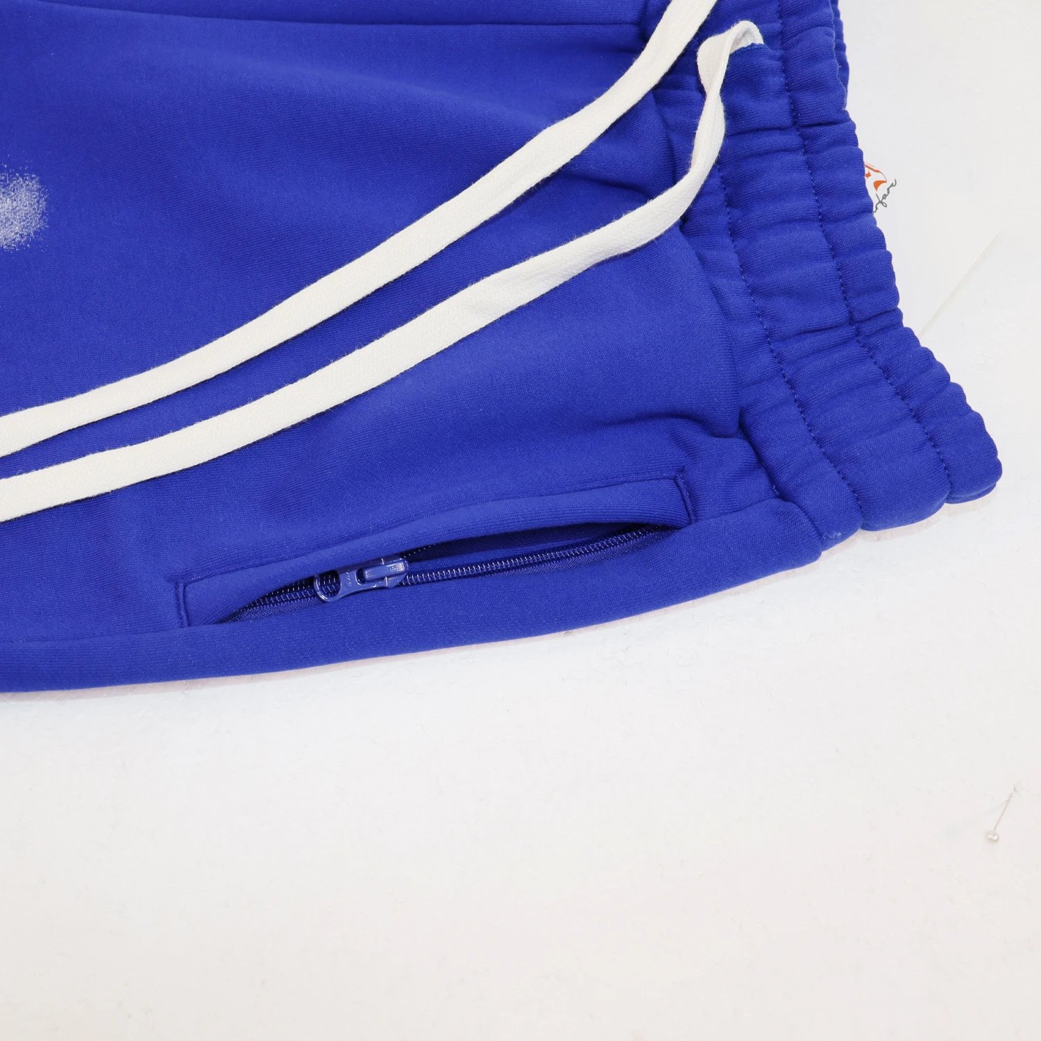 Design 8236 Spray Paint Graphic Sweatpants Blue Sweatpants - 8