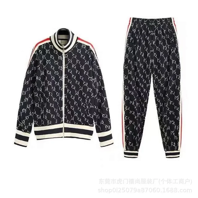 Gucci Tracksuits GG monogram zip track jacket and joggers set product detail image 5