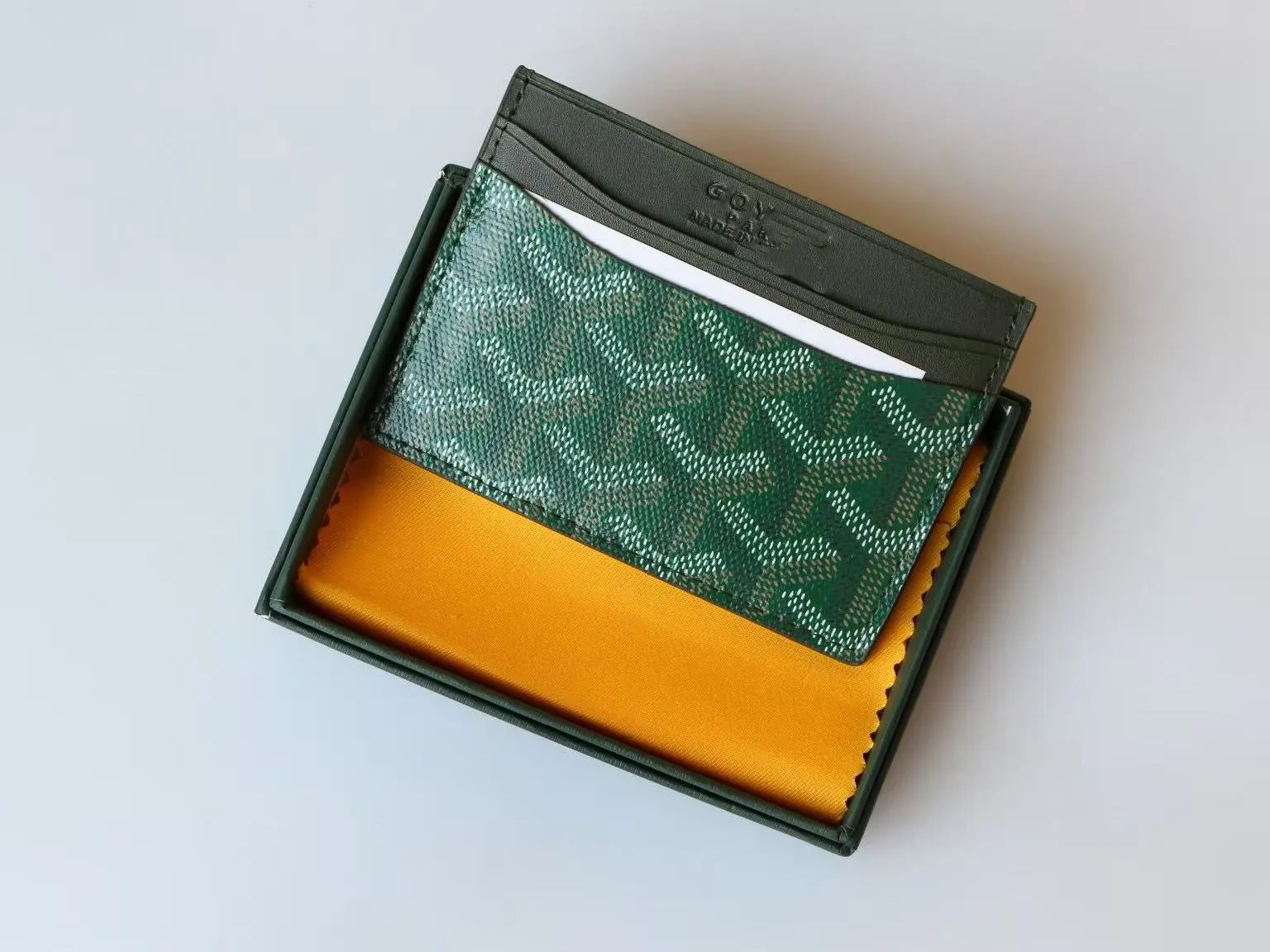 Goyard Saint Sulpice Card Holder Blue Multicolor - 3