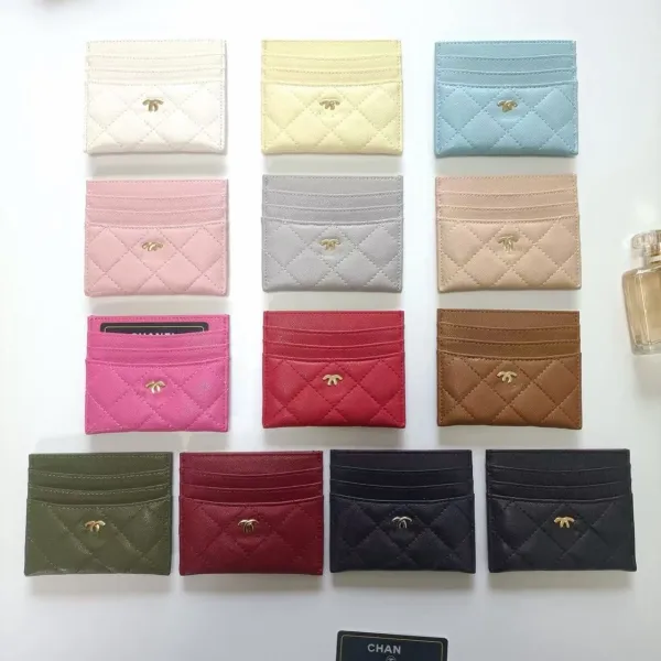 Chanel Classic Quilted Card Holder in Multiple Colors - 1