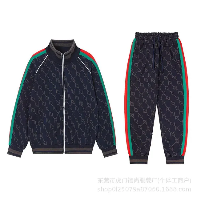 Gucci Tracksuits GG monogram zip track jacket and joggers set product detail image 9
