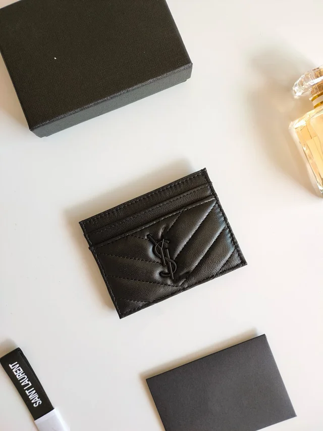 Saint Laurent Wallets & Card Holders Quilted Monogram Holder product detail image 18