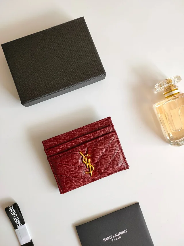 Saint Laurent Wallets & Card Holders Quilted Monogram Holder product detail image 6