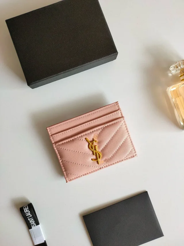 Saint Laurent Wallets & Card Holders Quilted Monogram Holder product detail image 7