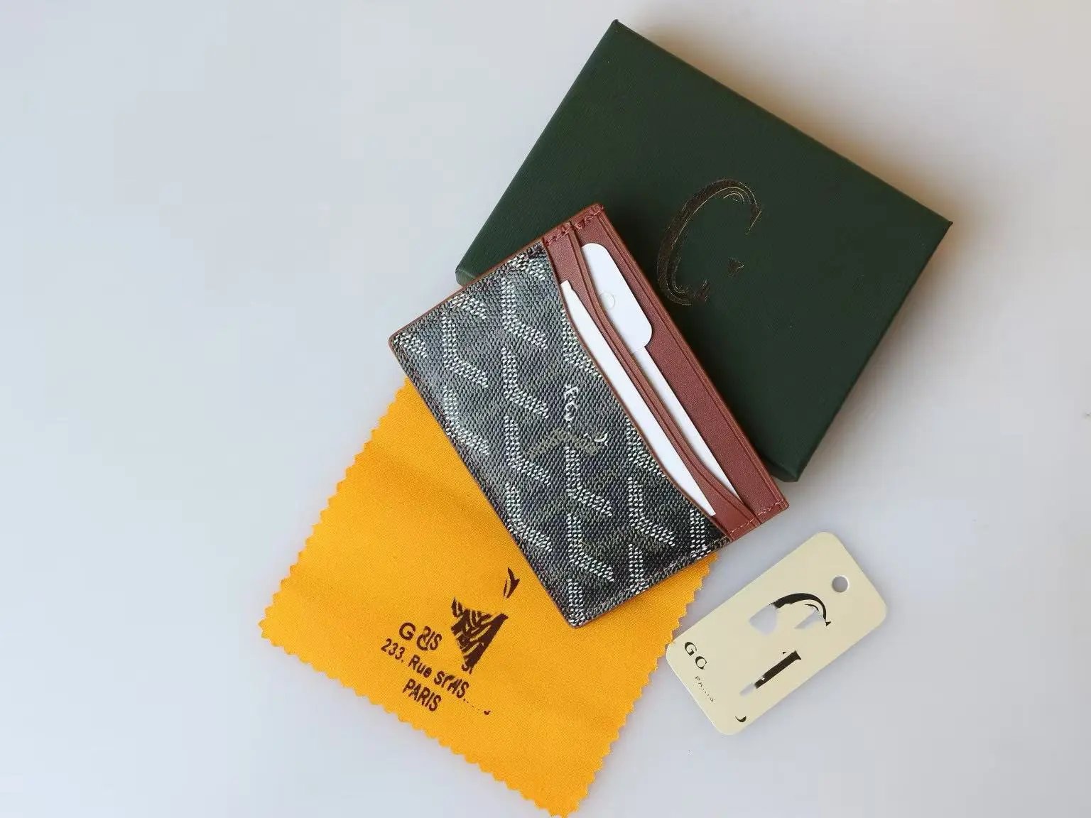 Goyard Saint Sulpice Card Holder Blue Multicolor - 14