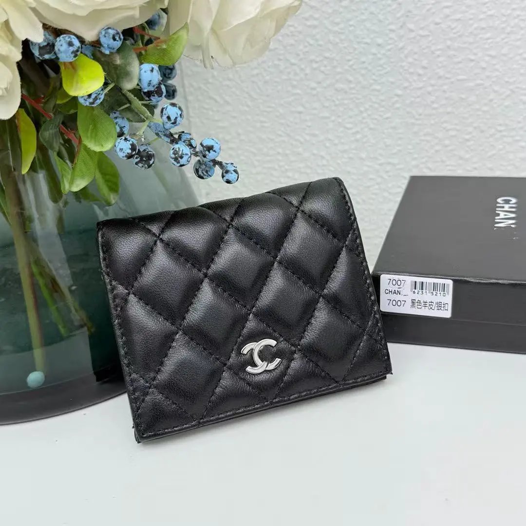 Saint Laurent Monogramme Wallet Black Stingray Leather Short Wallet - 7