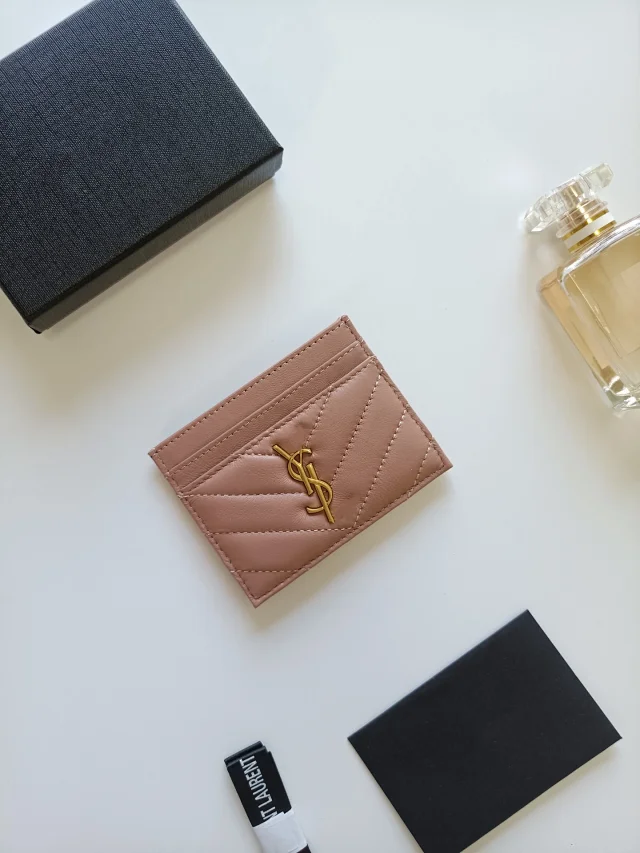 Saint Laurent Wallets & Card Holders Quilted Monogram Holder product detail image 12