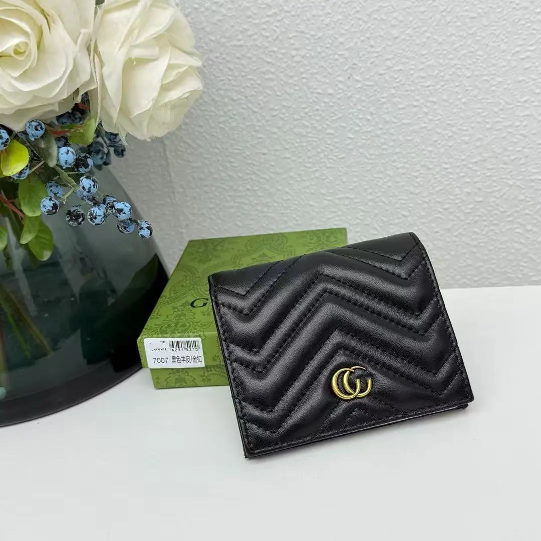 Saint Laurent Monogramme Wallet Black Stingray Leather Short Wallet - 3