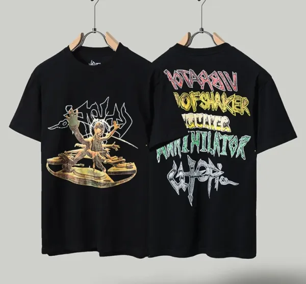 Design Graphic Print Black T-Shirt - 1