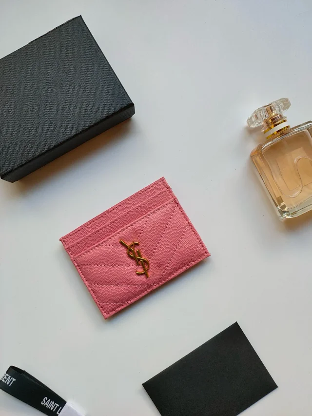 Saint Laurent Wallets & Card Holders Quilted Monogram Holder product detail image 3