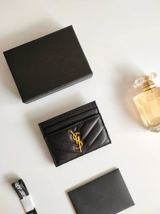 Saint Laurent Wallets & Card Holders Quilted Monogram Holder product detail image 21