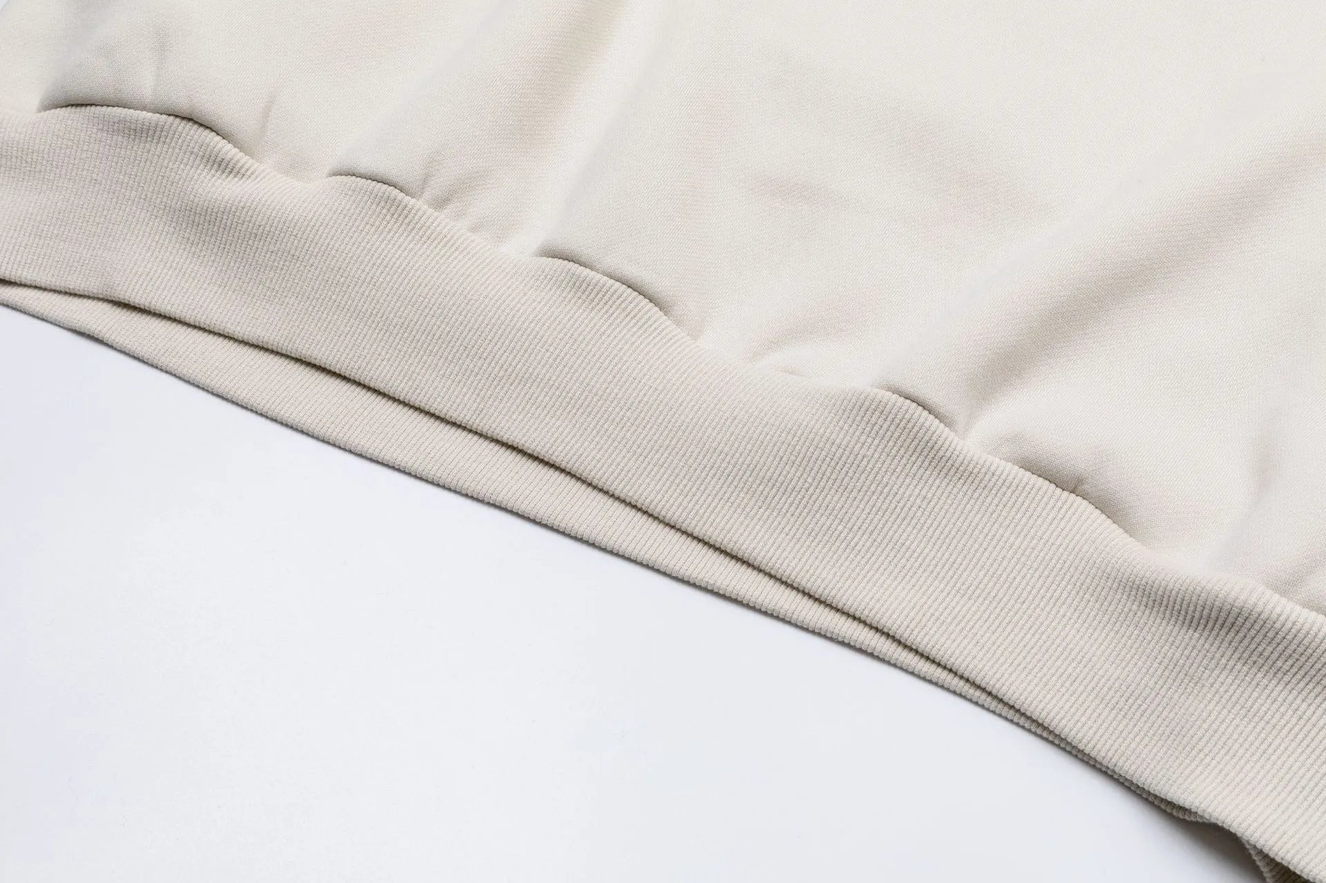Design Revolution! Distressed Hoodie Beige - 8