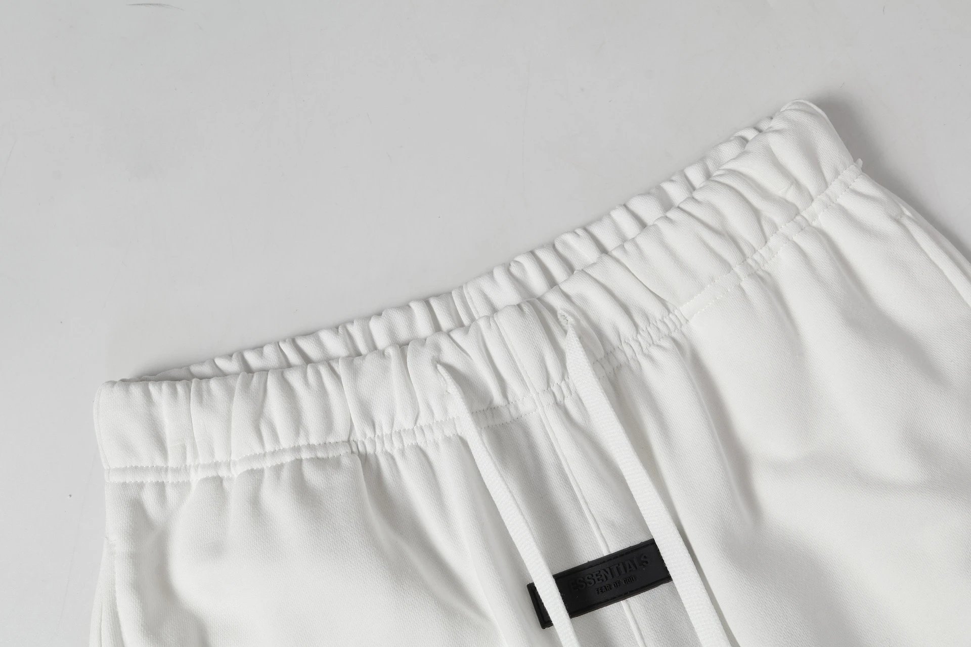 Fear of God Essentials Logo Print Heather Gray Shorts - 7