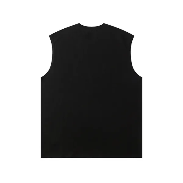 Maison Margiela Number 6 Sleeveless Top Black Vest Top - 8