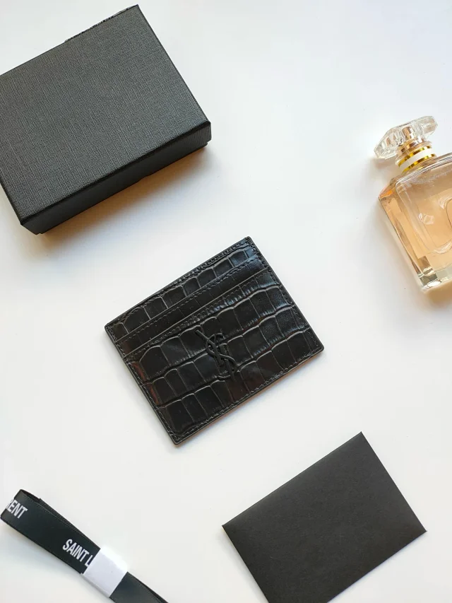 Saint Laurent Wallets & Card Holders Quilted Monogram Holder product detail image 20