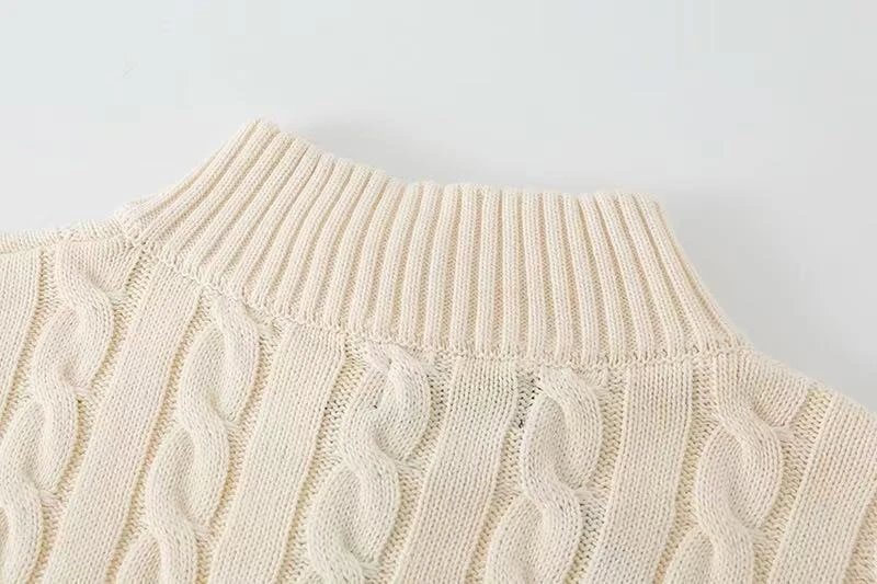 Polo Ralph Lauren Cable Knit Half-Zip Sweater Yellow - 9