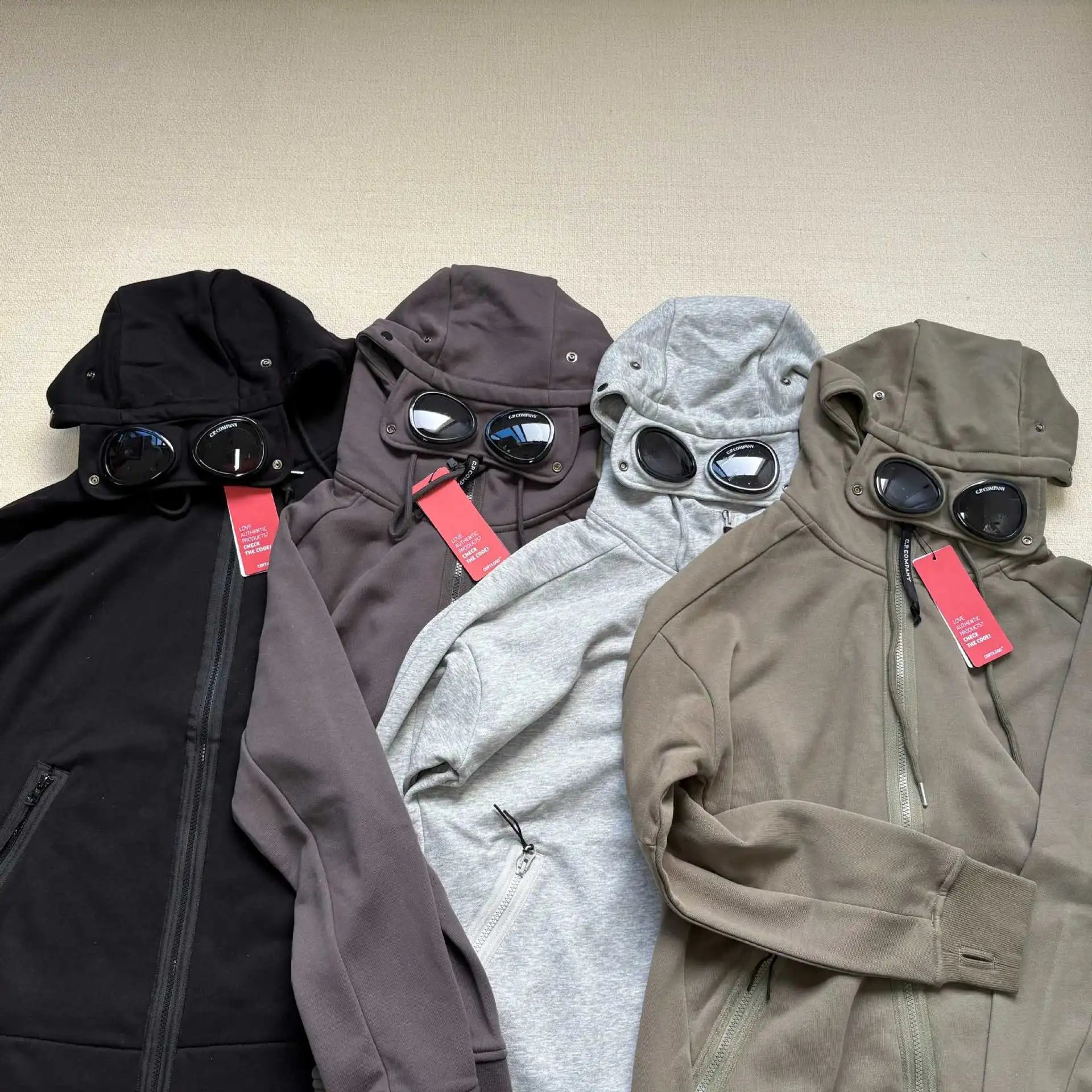 Design Zip-Up Hoodie Gray - 5