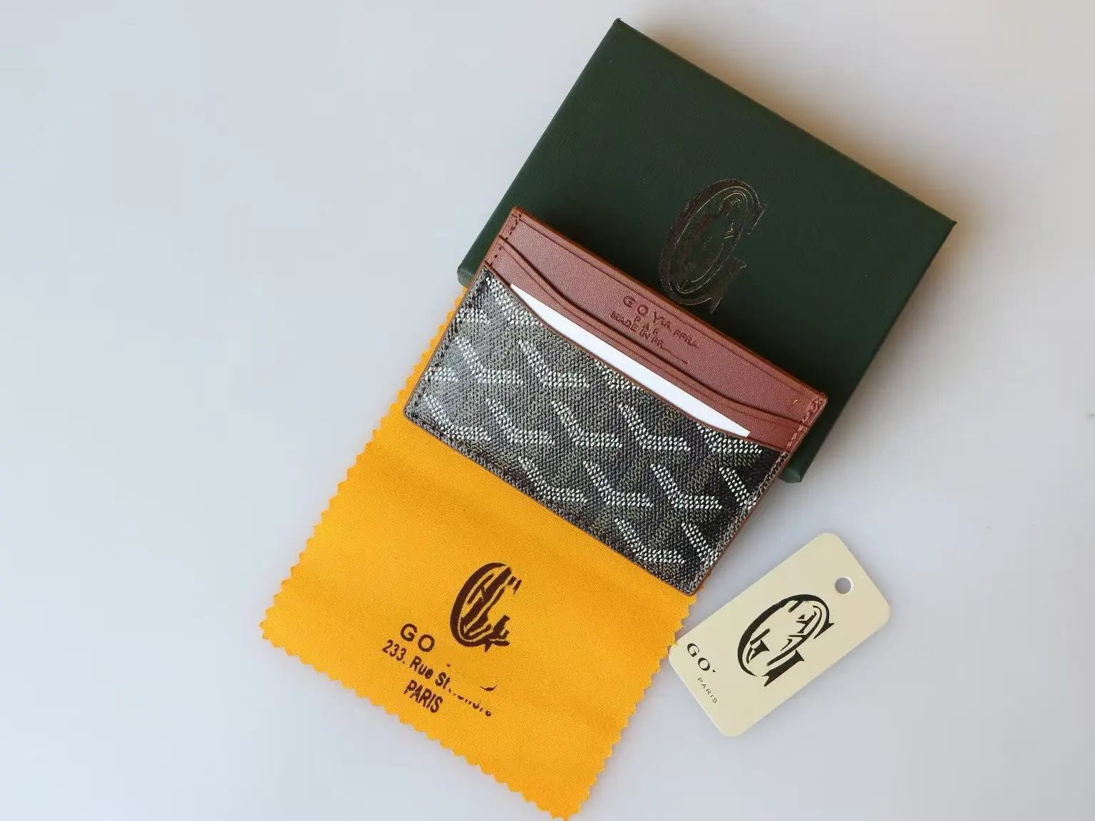 Goyard Saint Sulpice Card Holder Blue Multicolor - 12