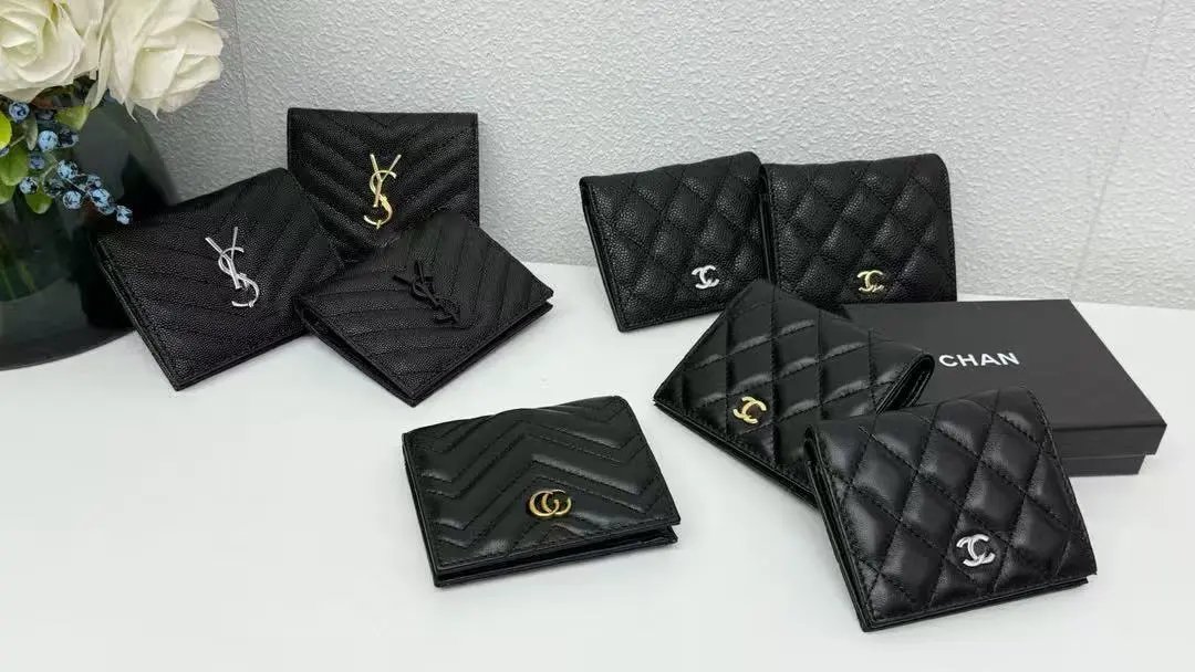 Saint Laurent Monogramme Wallet Black Stingray Leather Short Wallet - 2