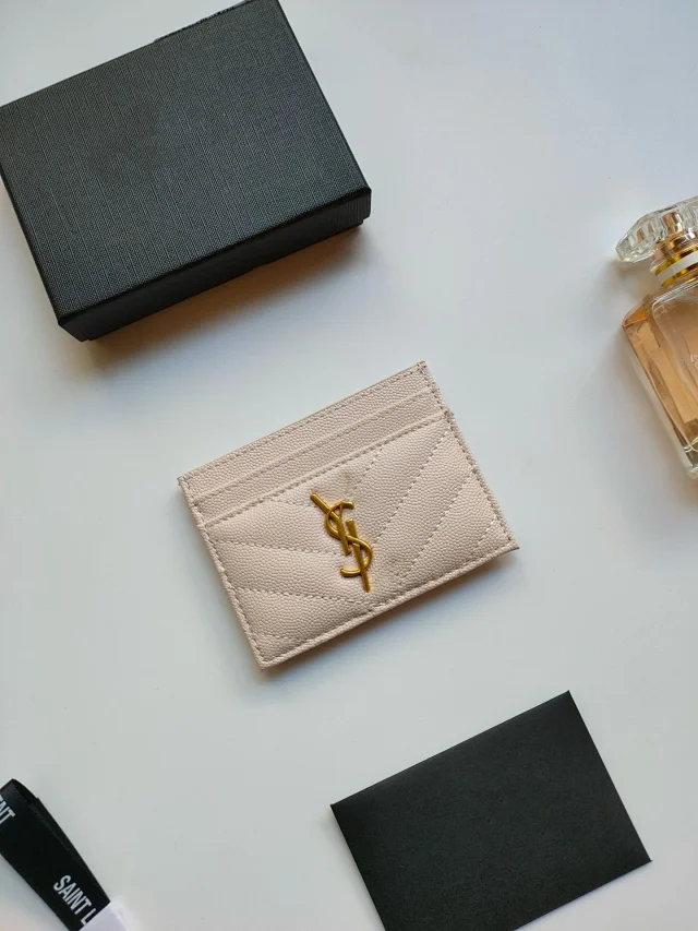 Saint Laurent Wallets & Card Holders Quilted Monogram Holder product detail image 2