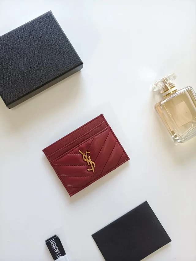 Saint Laurent Wallets & Card Holders Quilted Monogram Holder product detail image 15