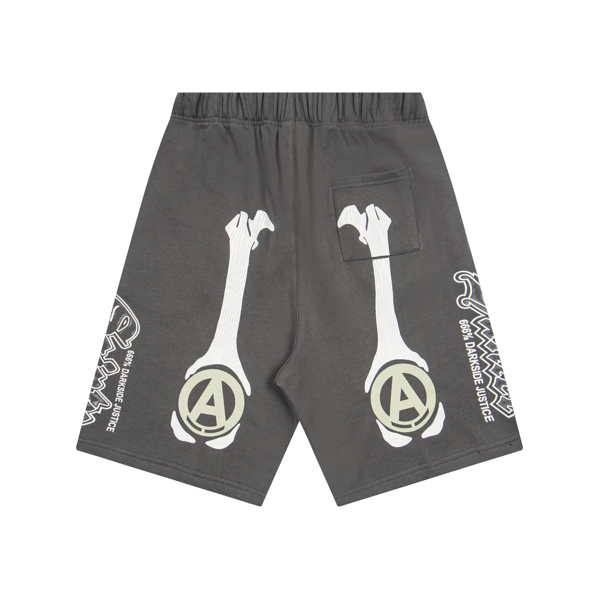 Saint Tears Bone Hunter Shorts Gray - 14