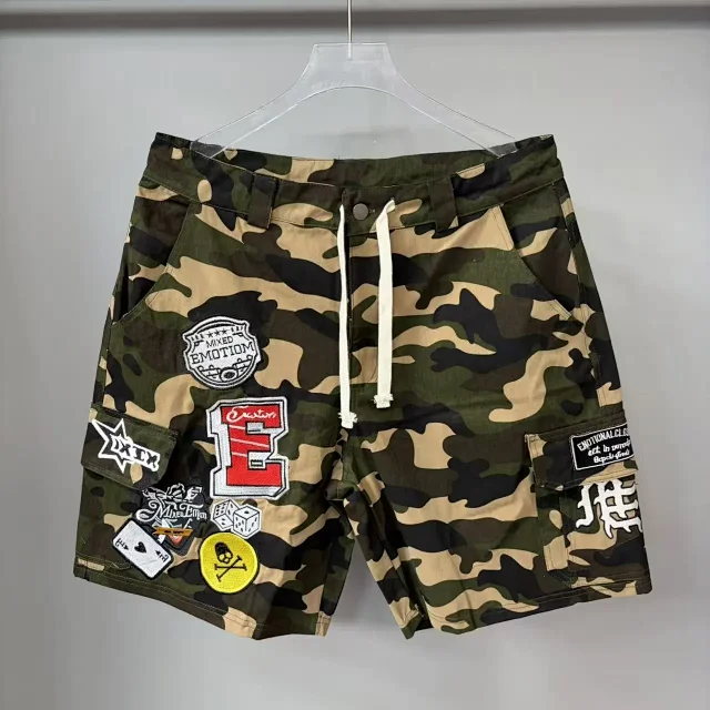 Mixed Emotion Shorts Camouflage Patch Cargo product detail image 1