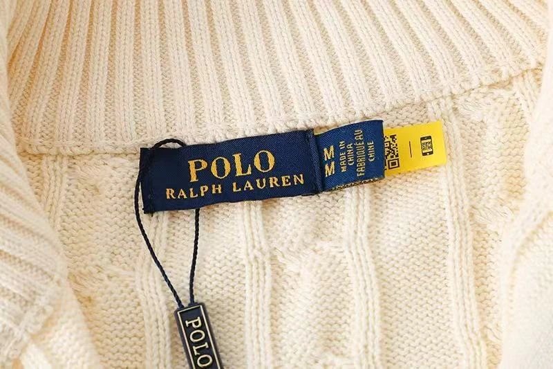 Polo Ralph Lauren Cable Knit Half-Zip Sweater Yellow - 6