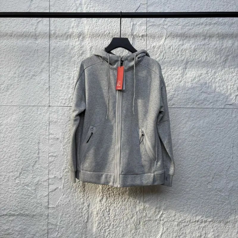Design Zip-Up Hoodie Gray - 6