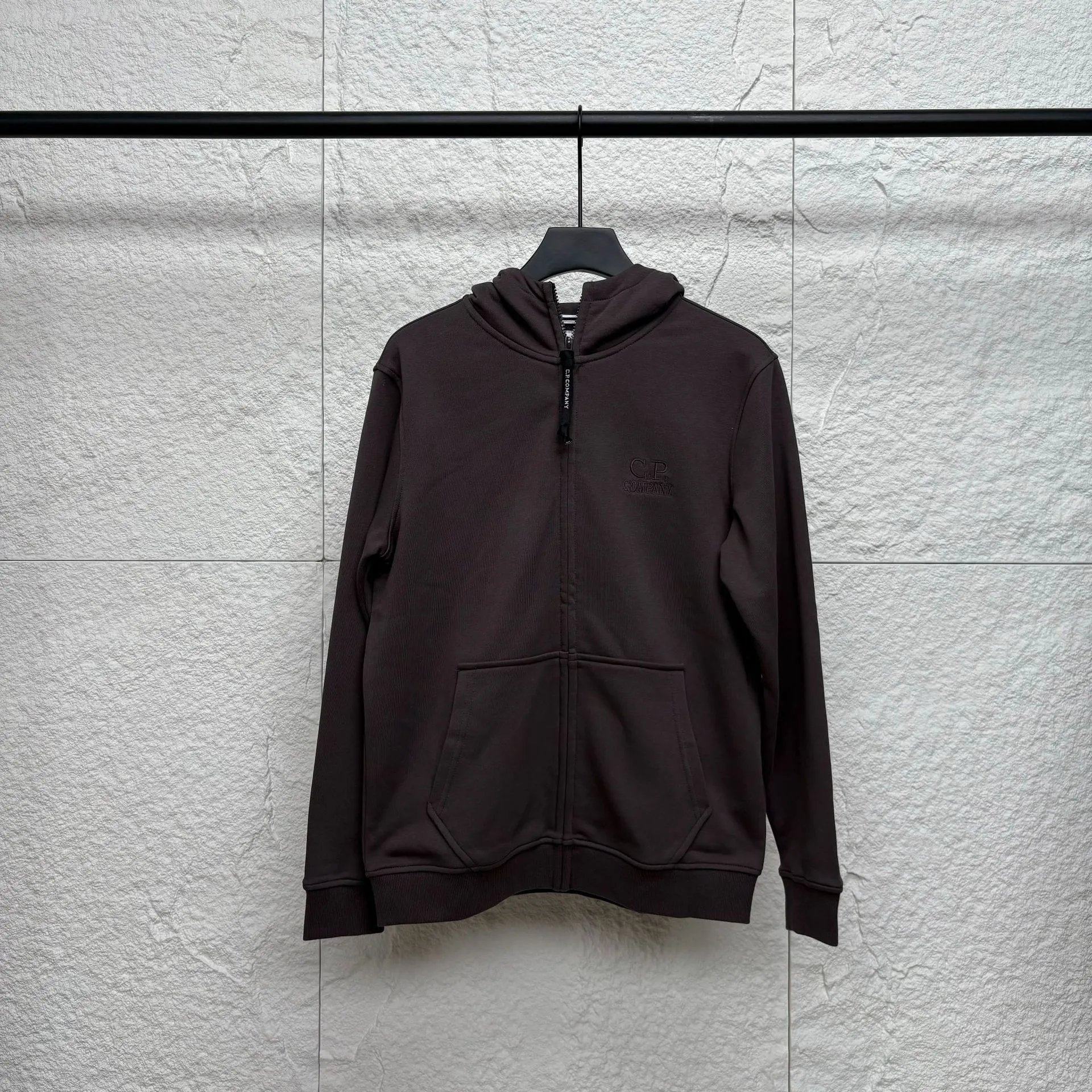 Design Zip-Up Hoodie Gray - 13