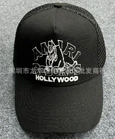 AMIRI Hats Mesh Trucker Cap with Embroidered Three-Star or Monogram Design product detail image 33