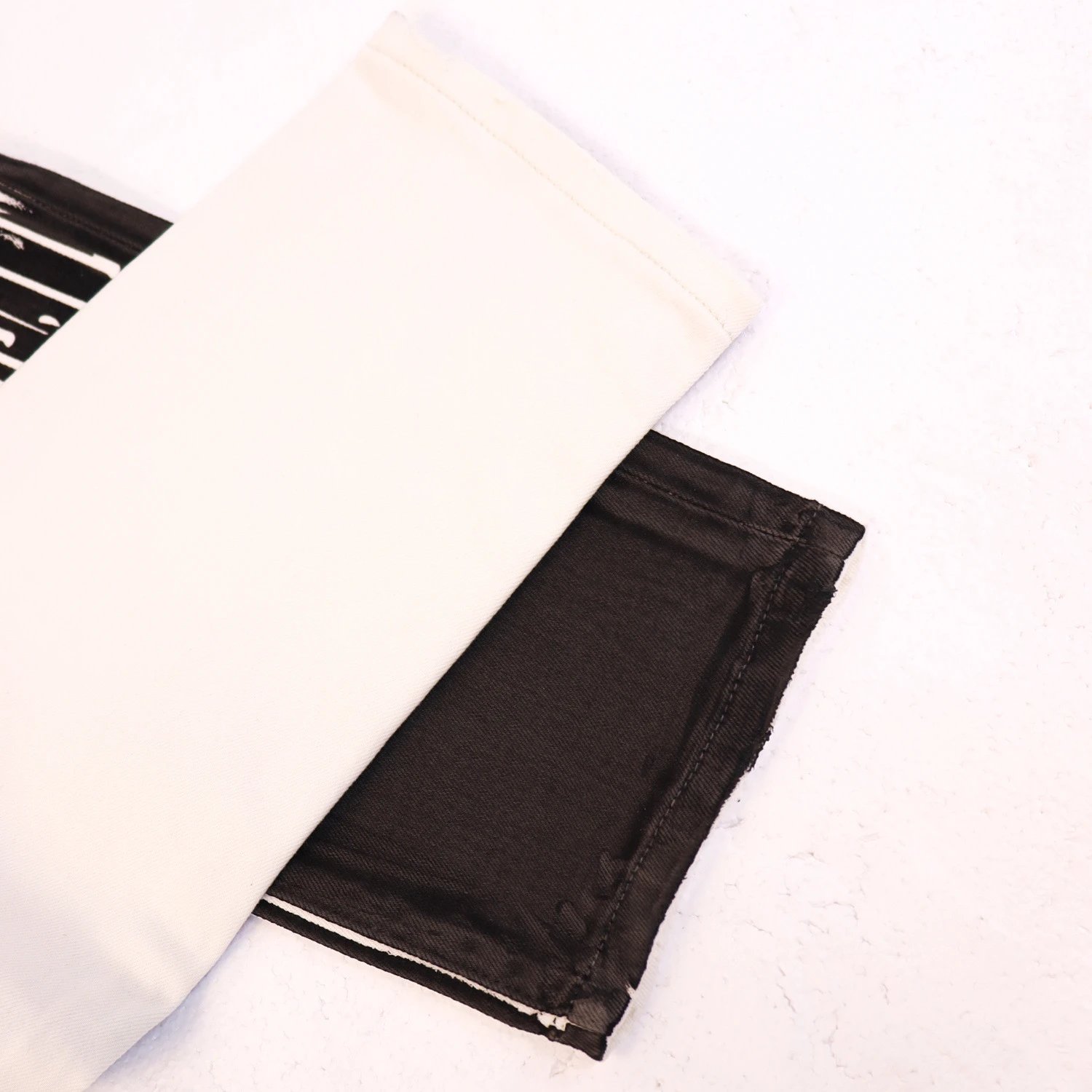 Purple Brand Graphic Print Jeans Gray White - 7