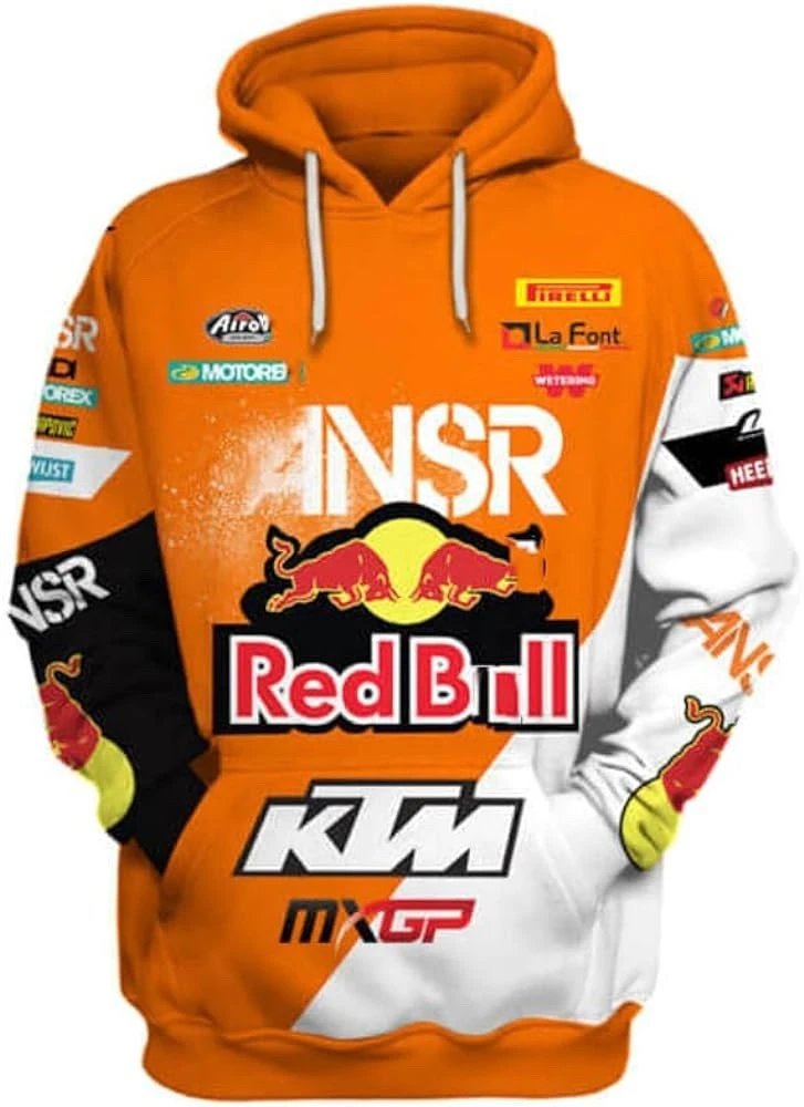 Design Red Bull KTM Racing Hoodie Multicolor Hoodie - 14
