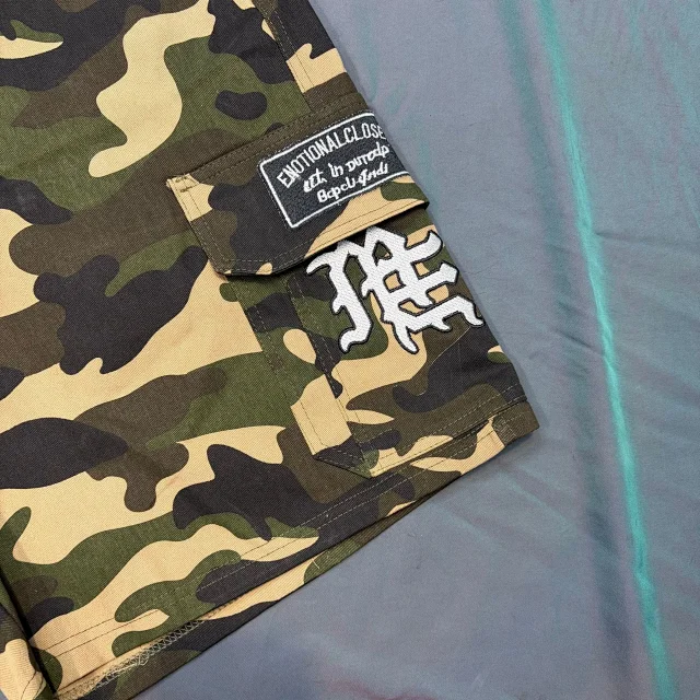 Mixed Emotion Shorts Camouflage Patch Cargo product detail image 7
