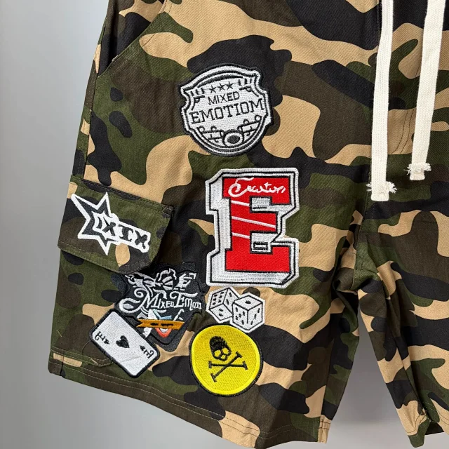 Mixed Emotion Shorts Camouflage Patch Cargo product detail image 10