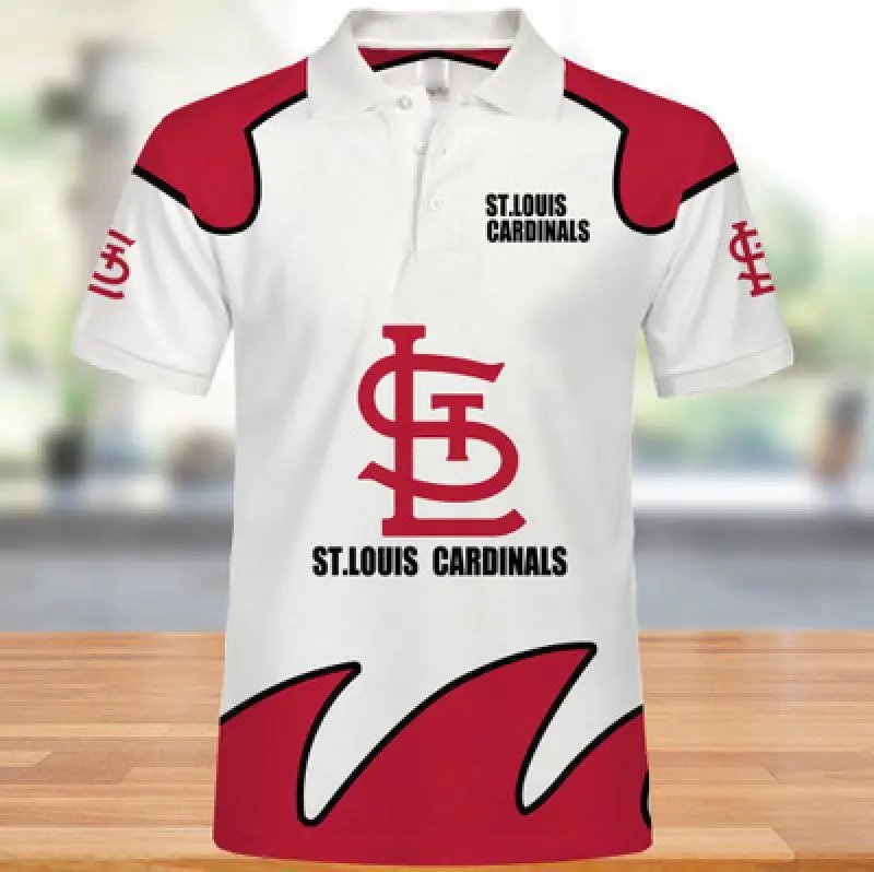 MLB Arizona Diamondbacks MLB Team Polo White Red Polo Shirt - 25
